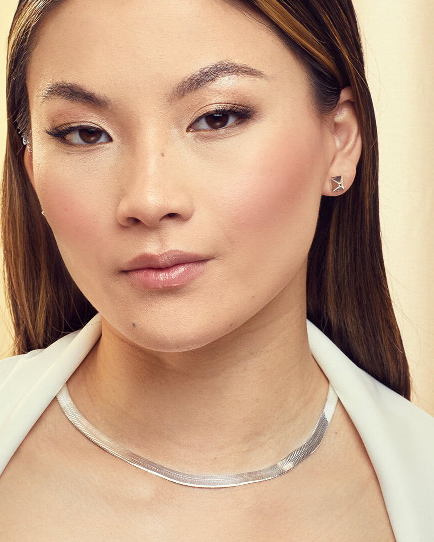 Big Waves Silverhalsband By Sofia Wistam