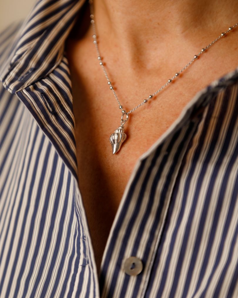 Ocean Muse Breeze - Silverhalsband