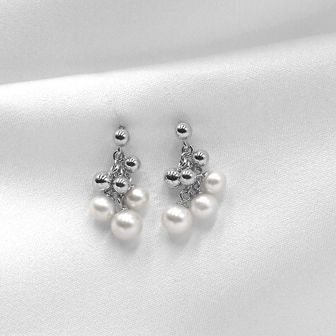 Bubbles Pearl - Silverörhängen
