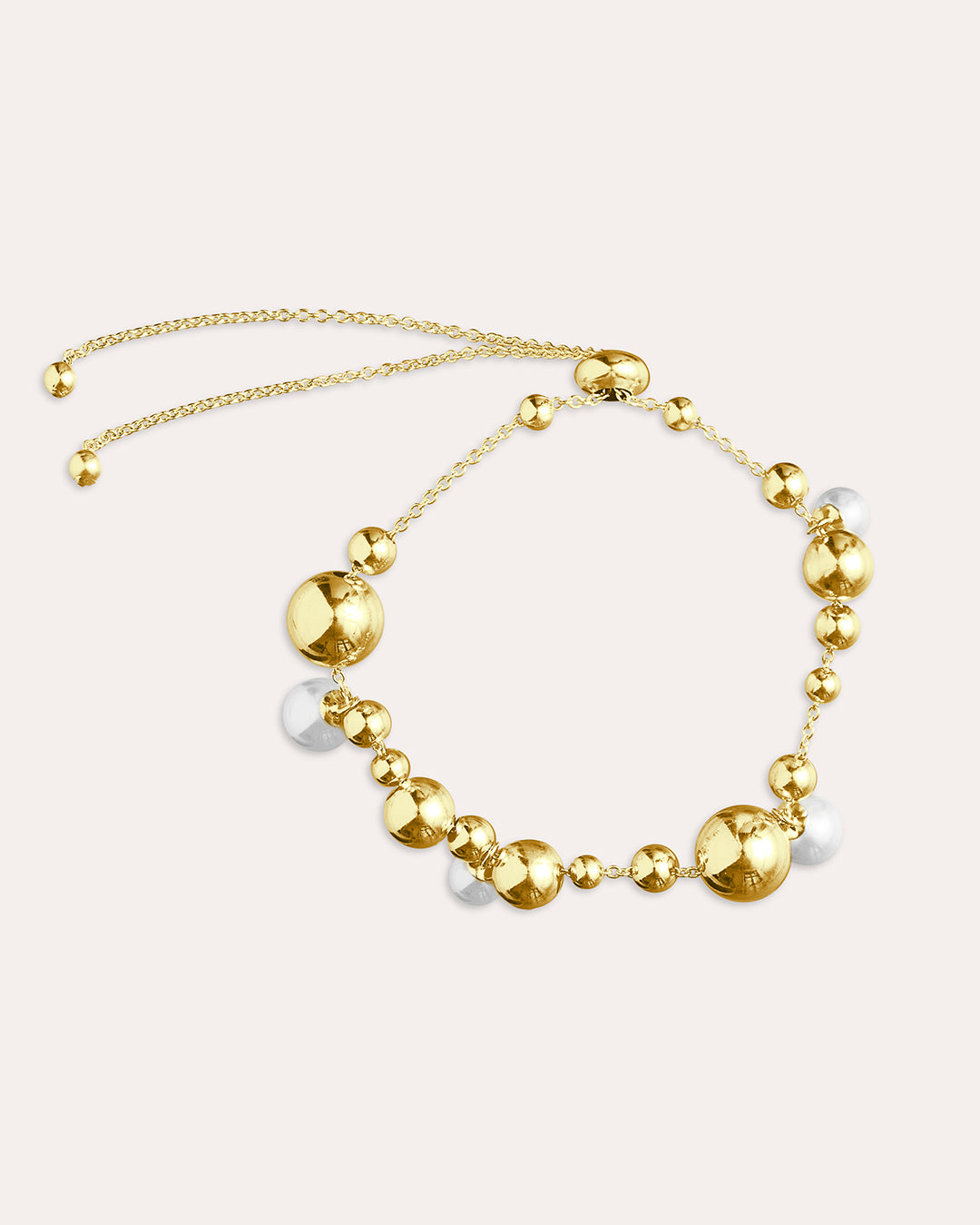 Bubbles Pearl Guldarmband By Sofia Wistam