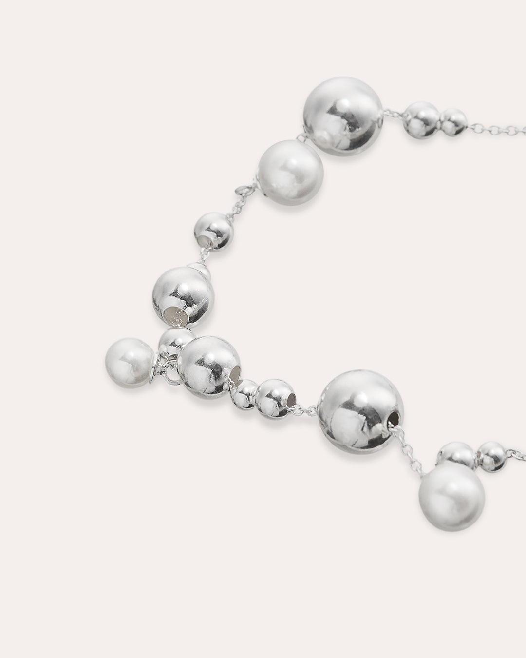 Bubbles Pearl Silverarmband By Sofia Wistam