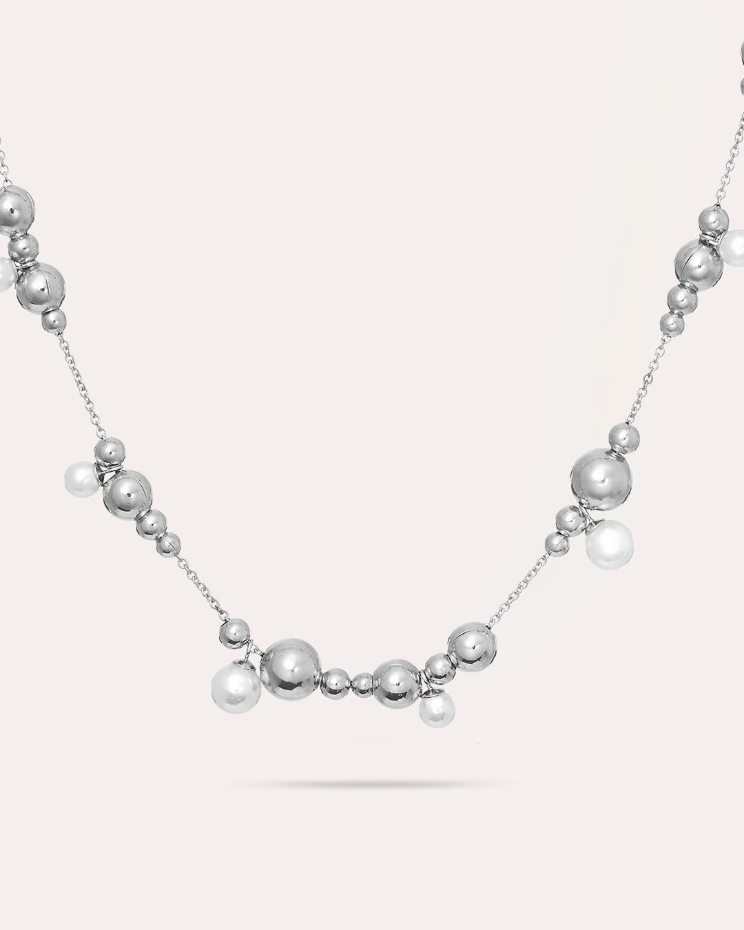 Bubbles Pearl - Silverhalsband