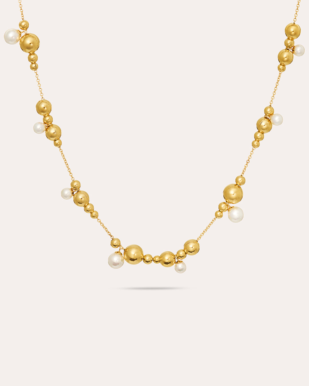 Bubbles Pearl Guldhalsband By Sofia Wistam