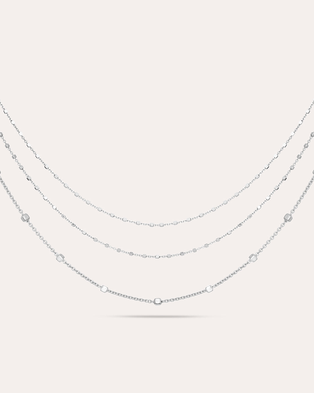 Chain Reaction Silverhalsband By Sofia Wistam