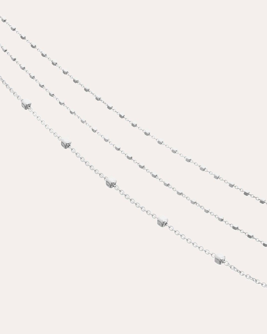 Chain Reaction Silverhalsband By Sofia Wistam