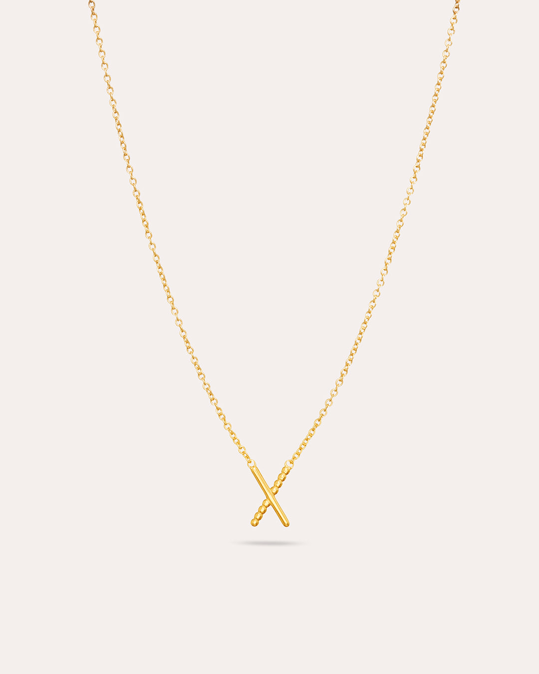 Criss Cross Guldhalsband By Sofia Wistam