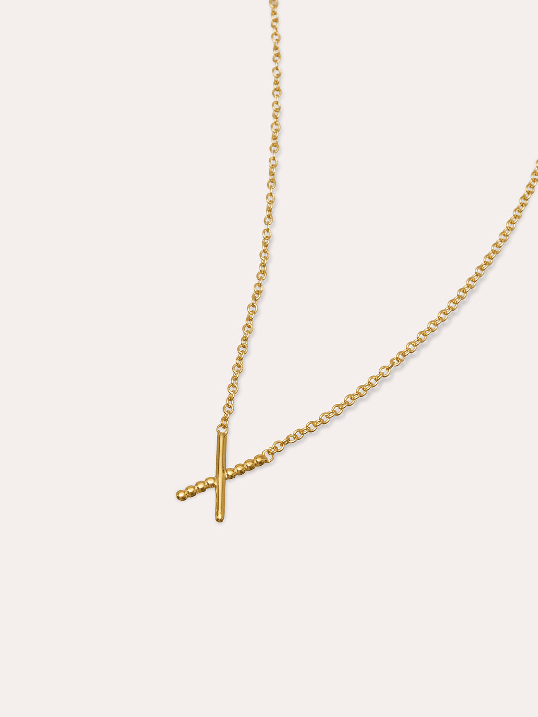 Criss Cross Guldhalsband By Sofia Wistam