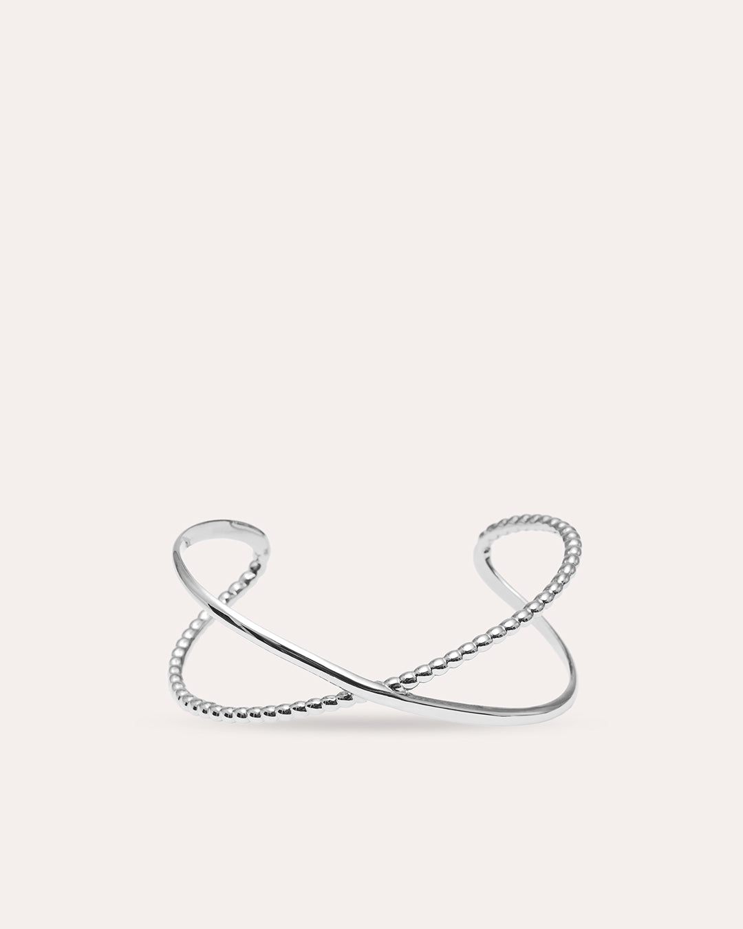 Criss Cross Silverarmband By Sofia Wistam