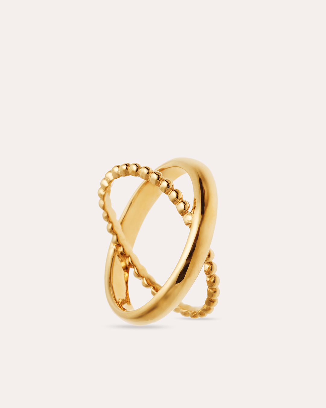 Criss Cross Guldring By Sofia Wistam