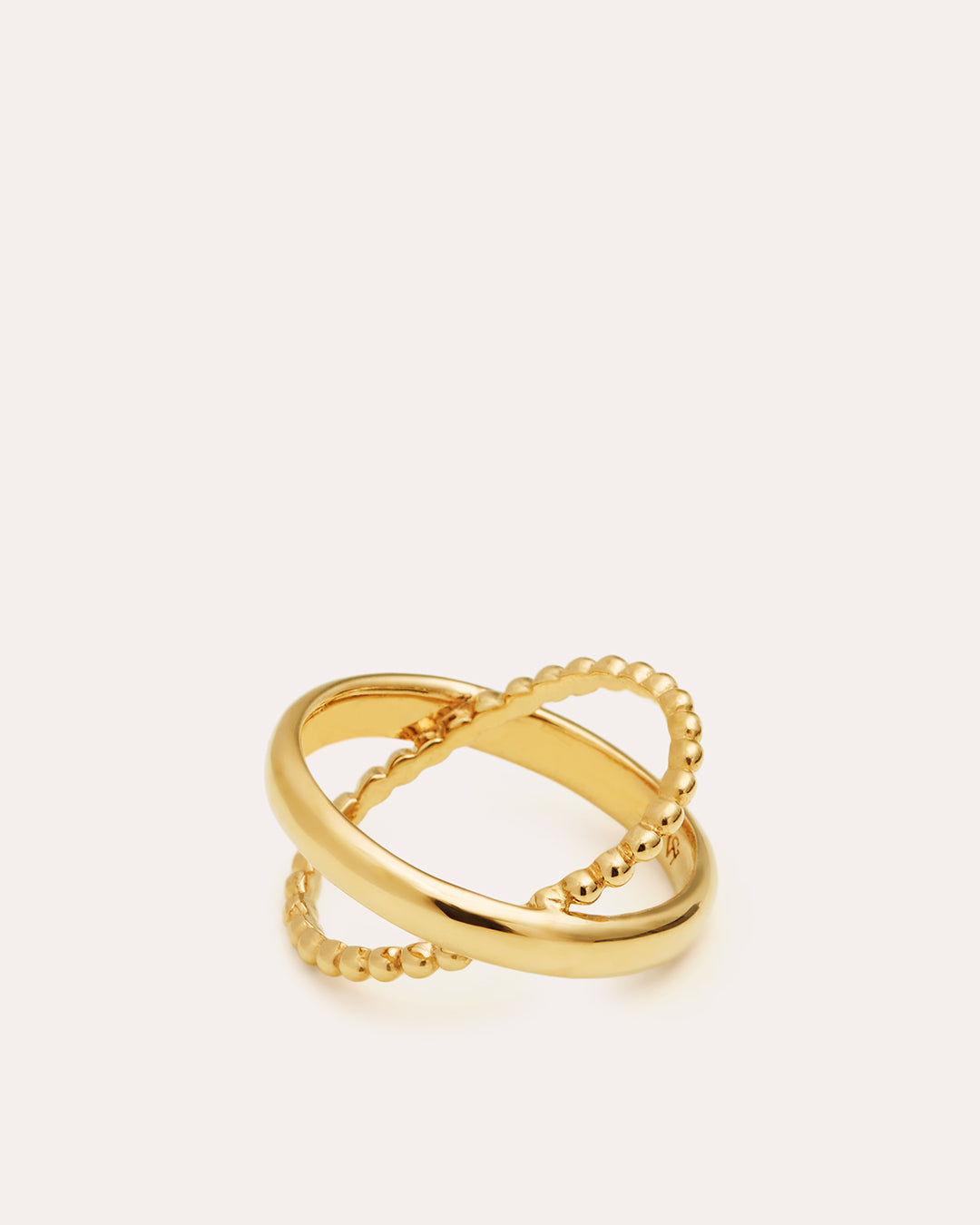 Criss Cross Guldring By Sofia Wistam