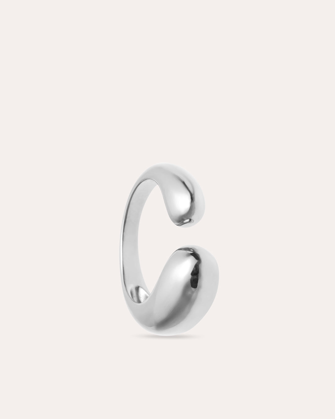 Curves Silverring By Sofia Wistam