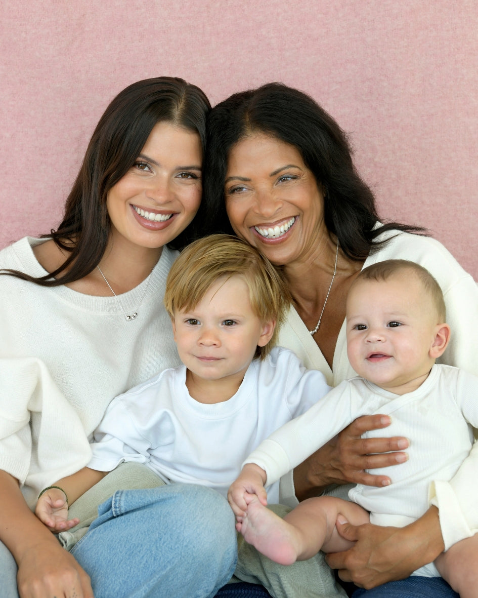 Family - Silverhalsband (med 3 gen.)