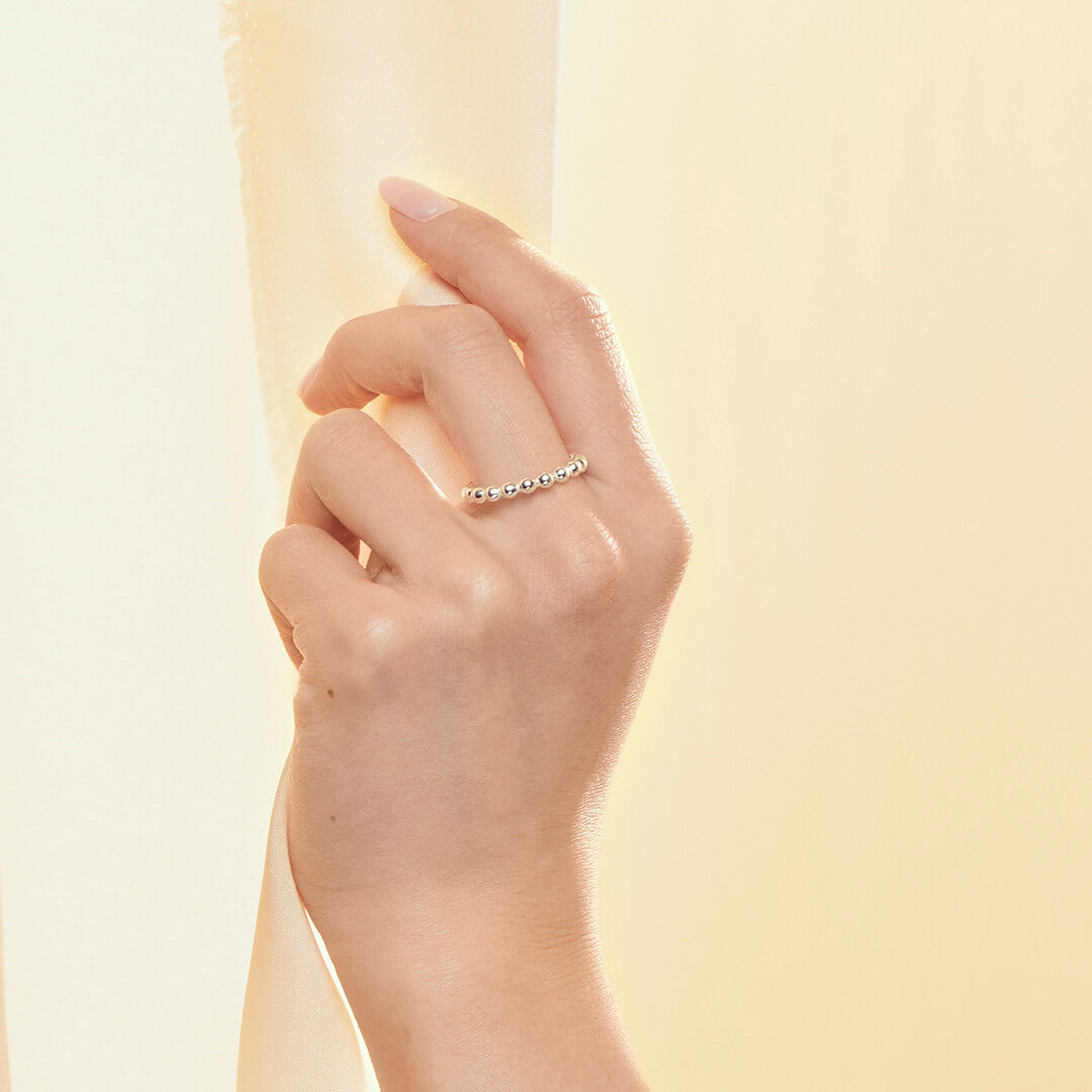 Flow Heavy Silverring By Sofia Wistam