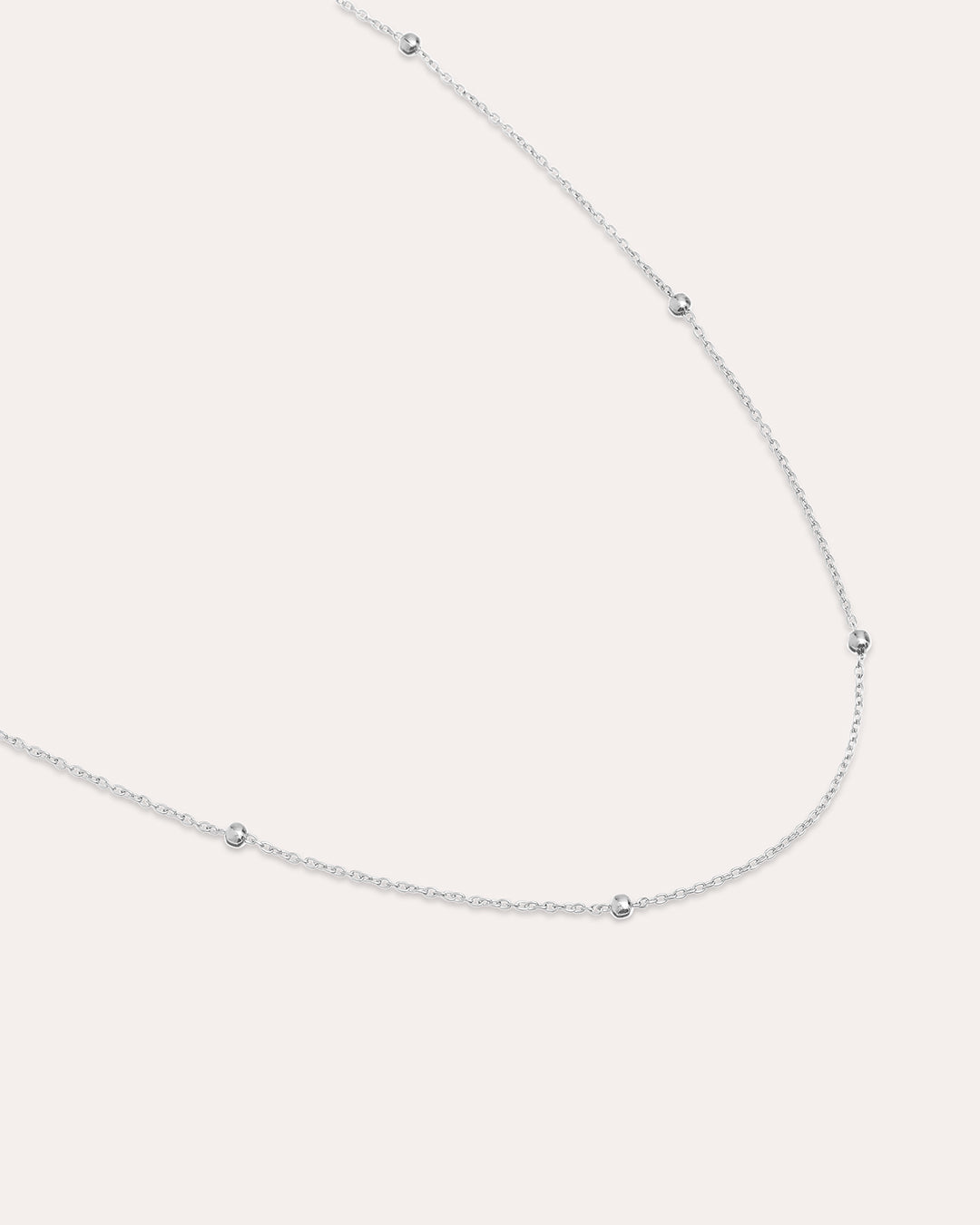 Flow Wide Silverhalsband By Sofia Wistam