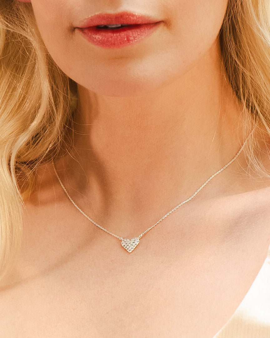 Glam Sparkle Of Love Silverhalsband By Sofia Wistam