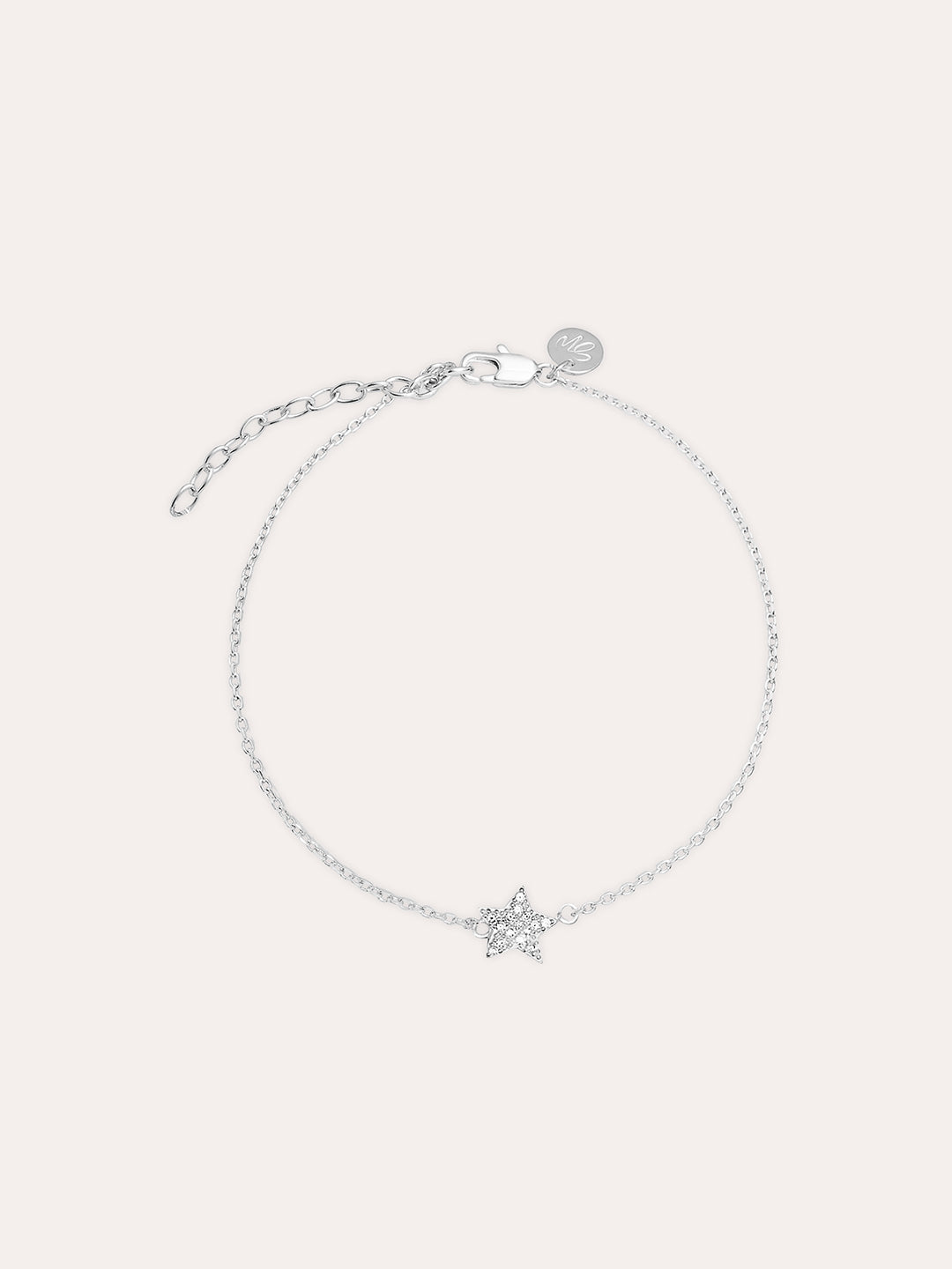 Glam: Star - Silverarmband