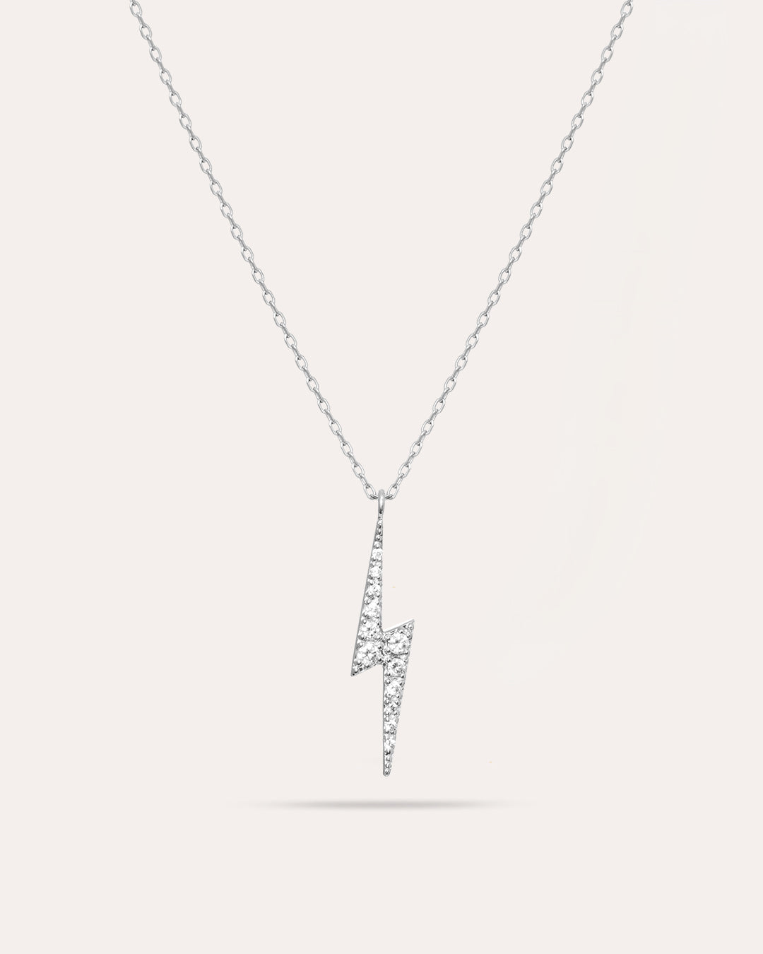 Glam: Flash of Light - Silverhalsband