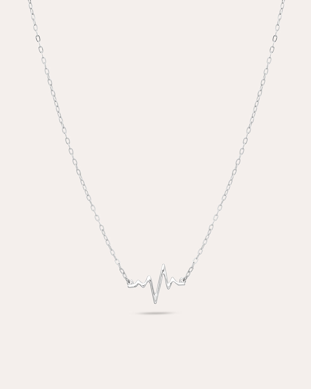 Heartbeat Mini Silverhalsband By Sofia Wistam