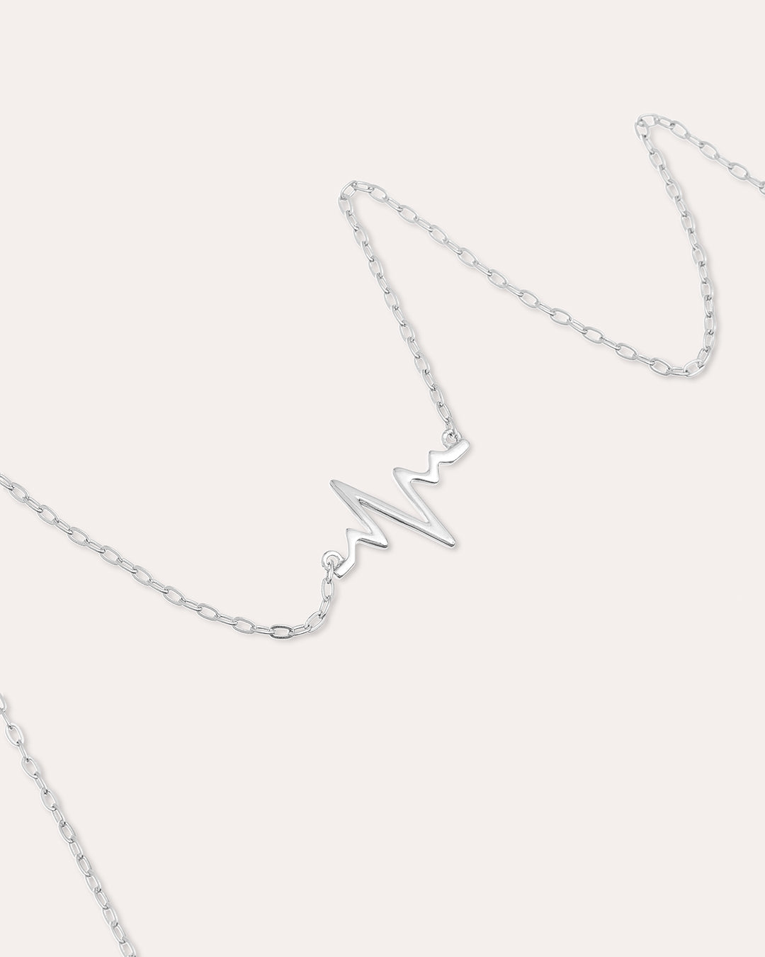 Heartbeat Mini Silverhalsband By Sofia Wistam