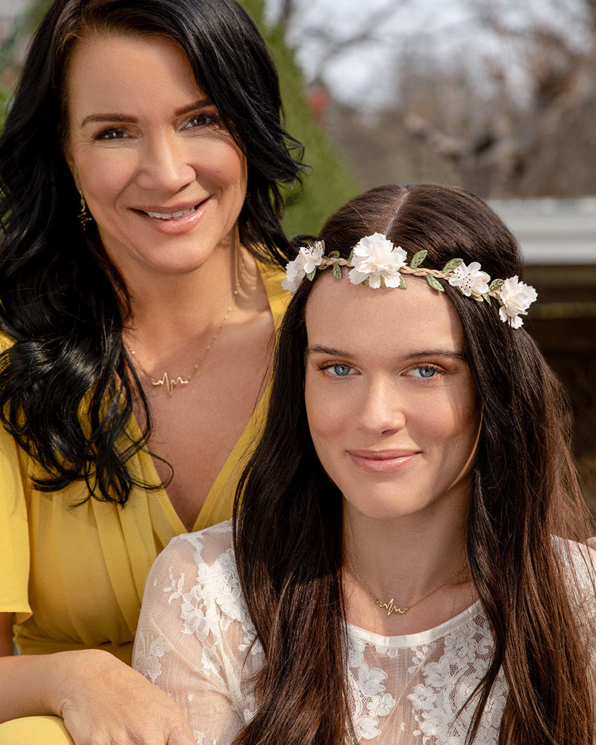 Heartbeat Mini Guldhalsband By Sofia Wistam