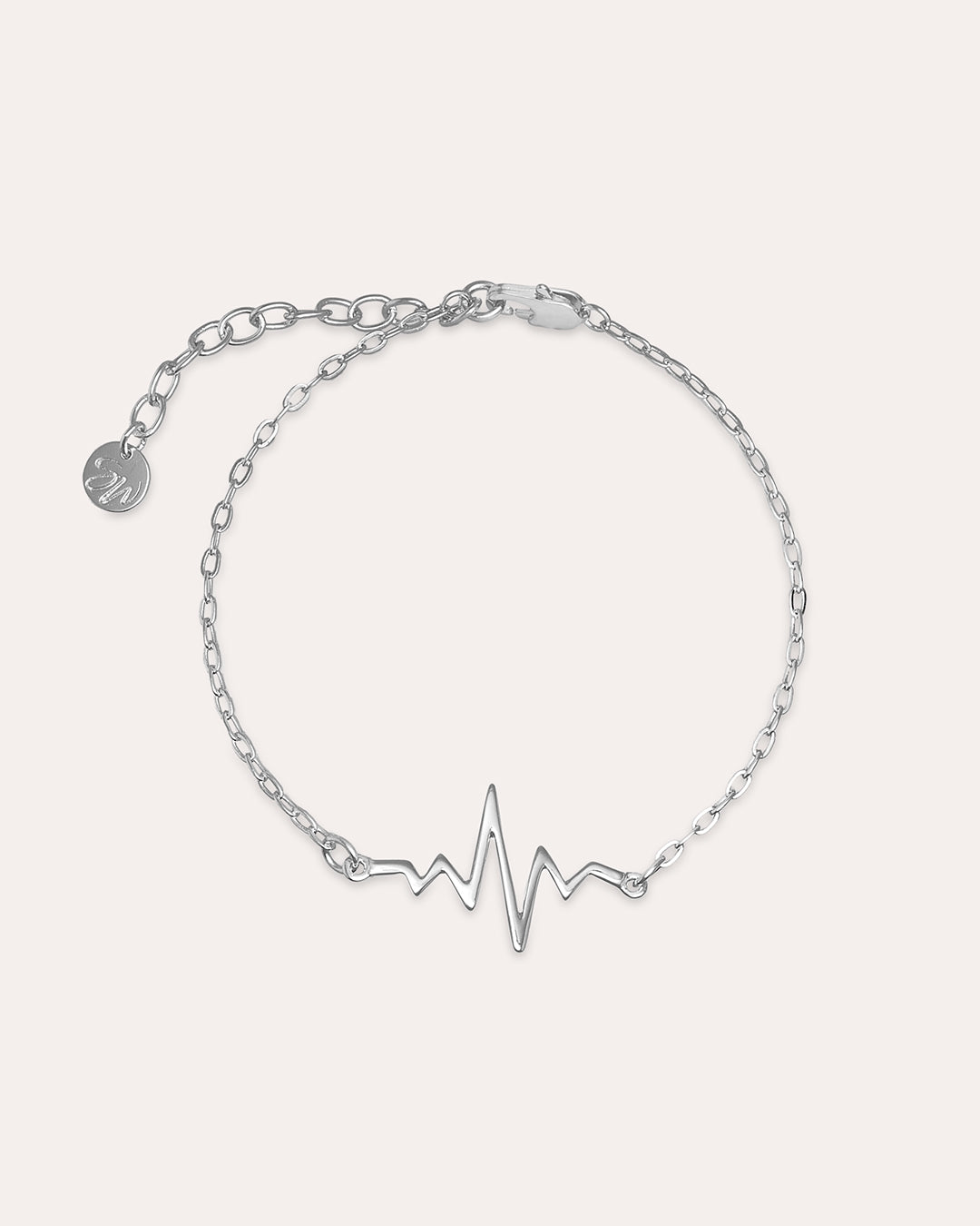 Heartbeat - Silverarmband