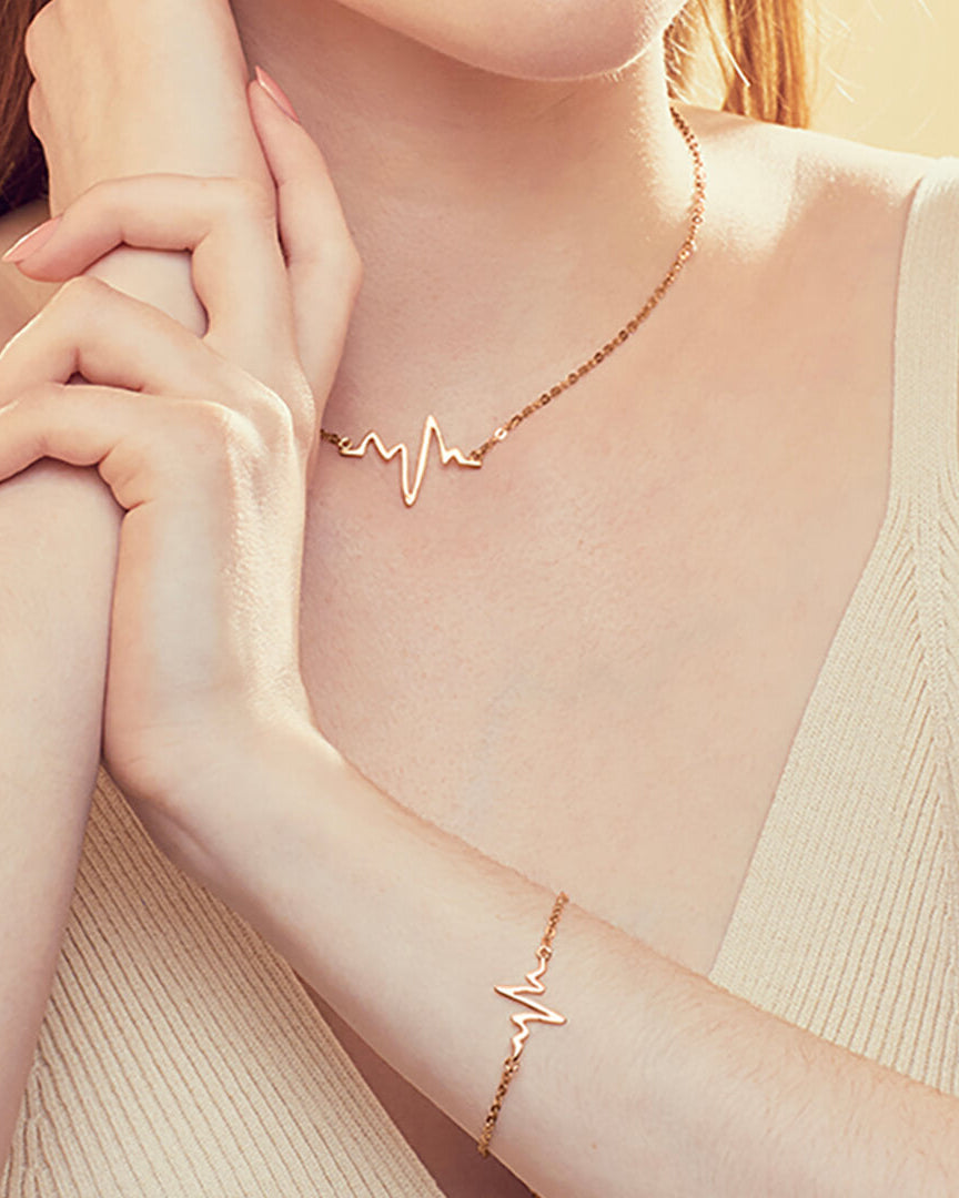 Heartbeat Guldarmband By Sofia Wistam