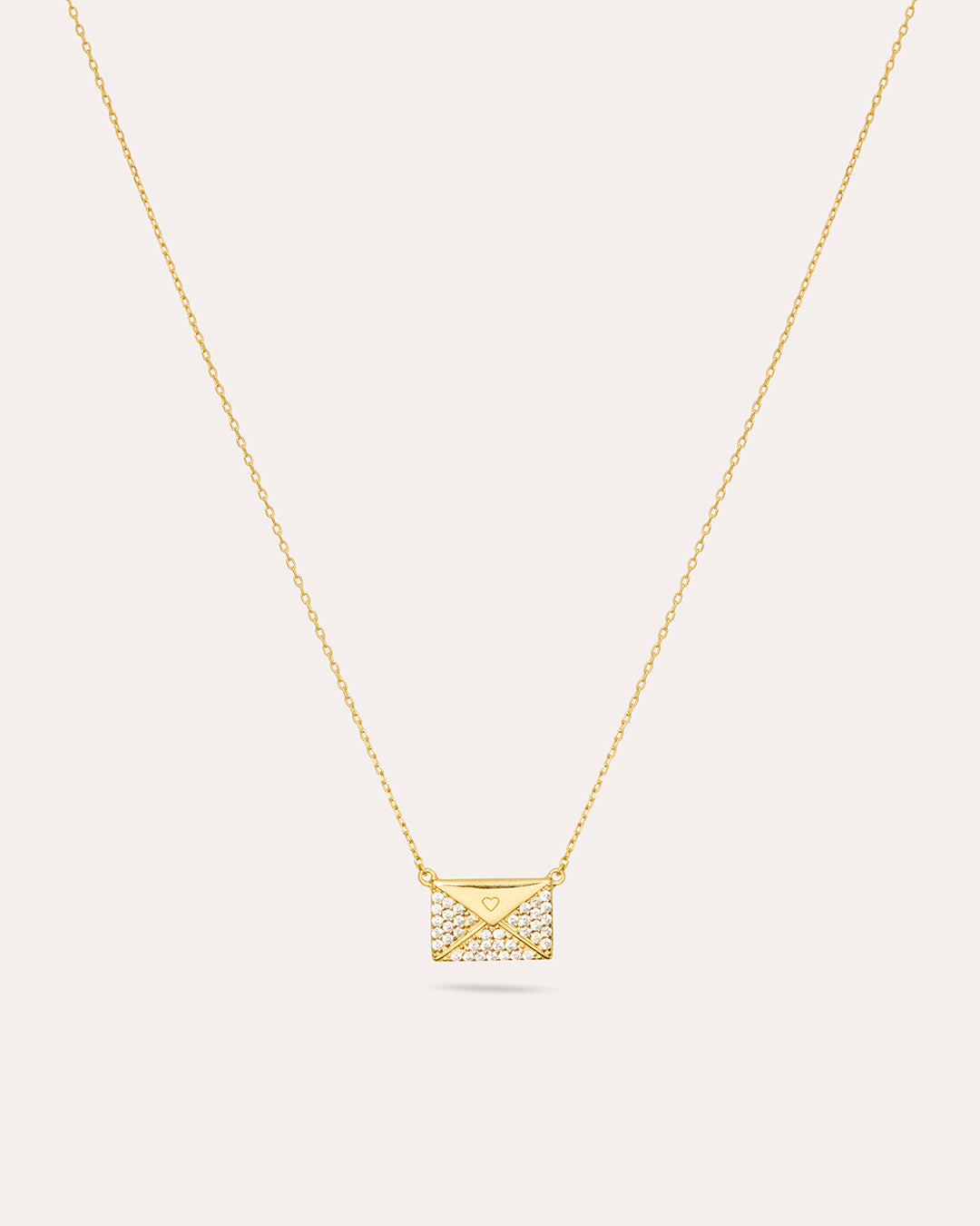 Glam Love Letter Guldhalsband By Sofia Wistam