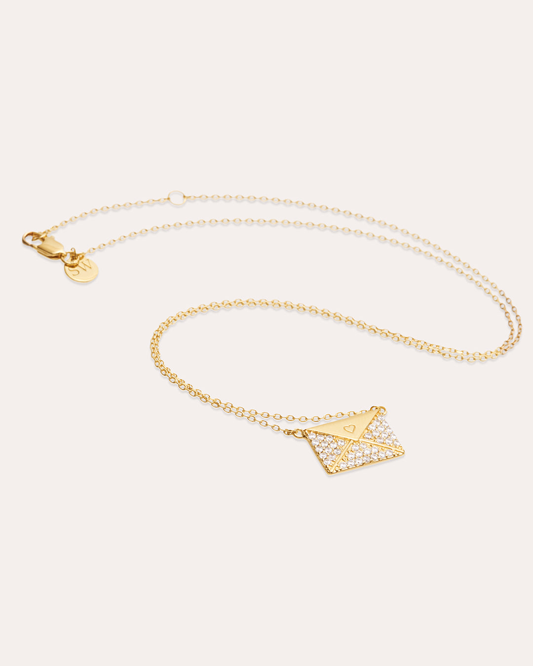 Glam Love Letter Guldhalsband By Sofia Wistam