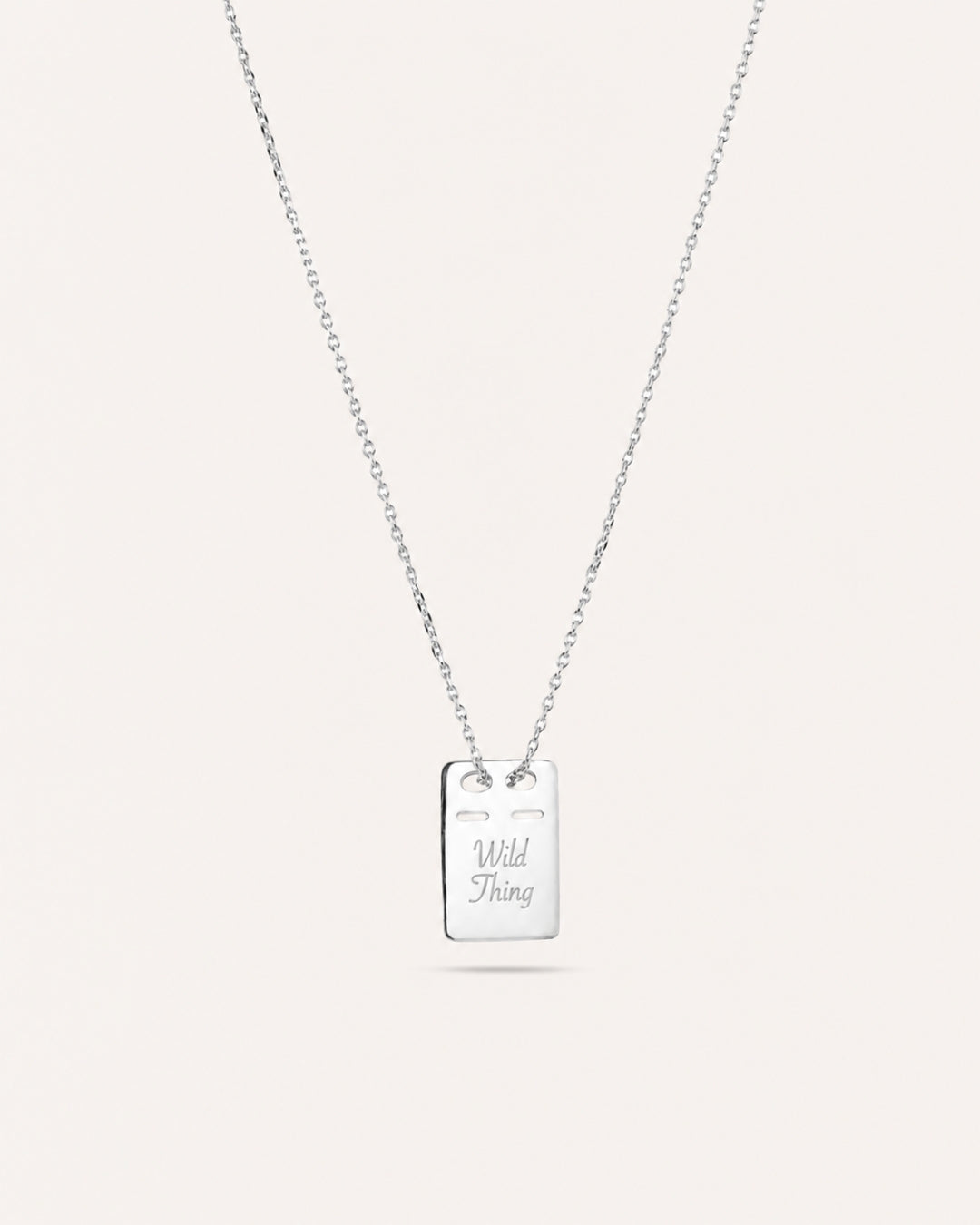 Me ID: Wild Thing - Silverhalsband