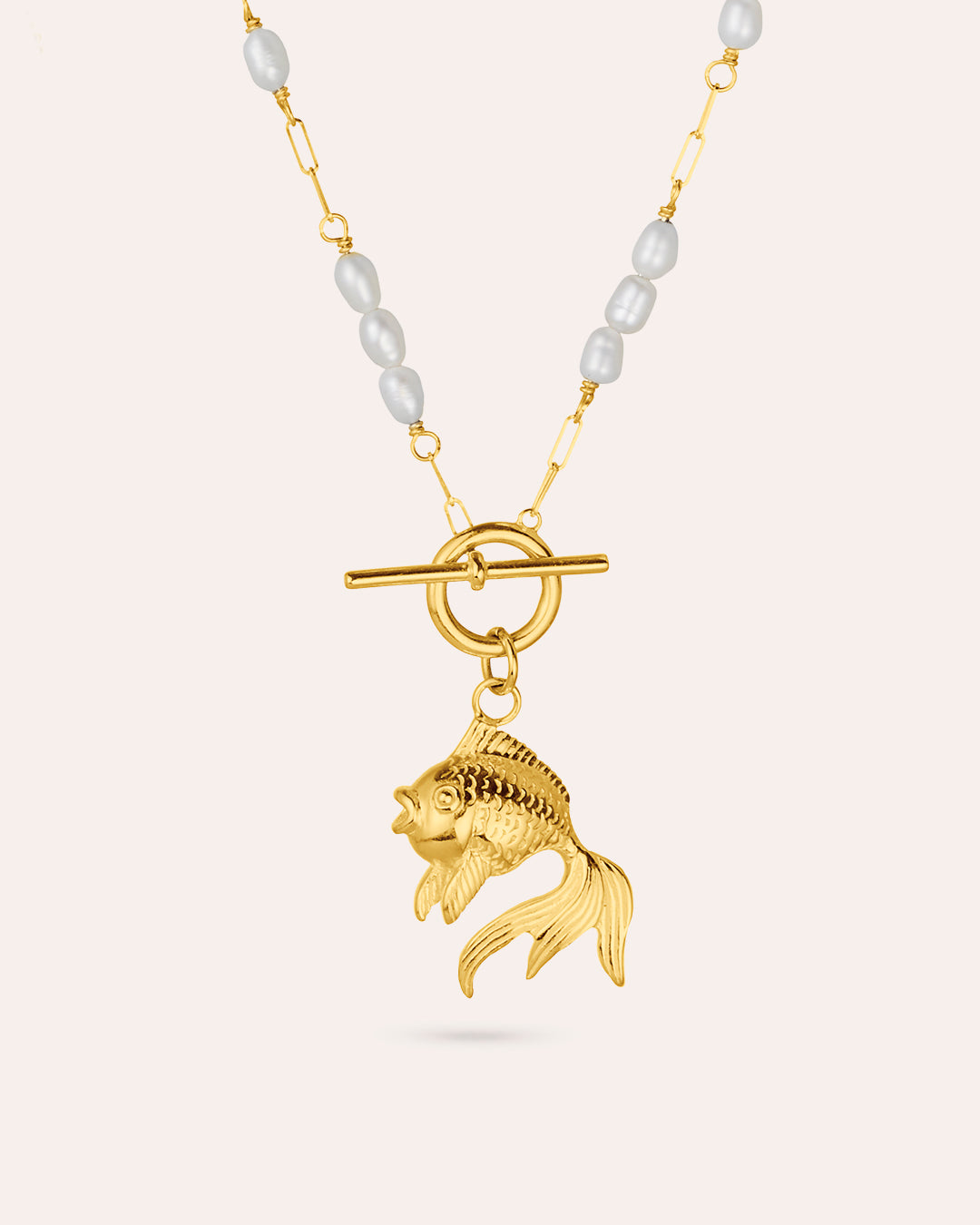 Ocean Muse Goldfish Pearl - Guldhalsband