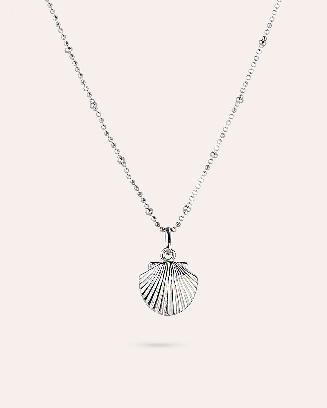 Ocean Muse Shell - Silverhalsband