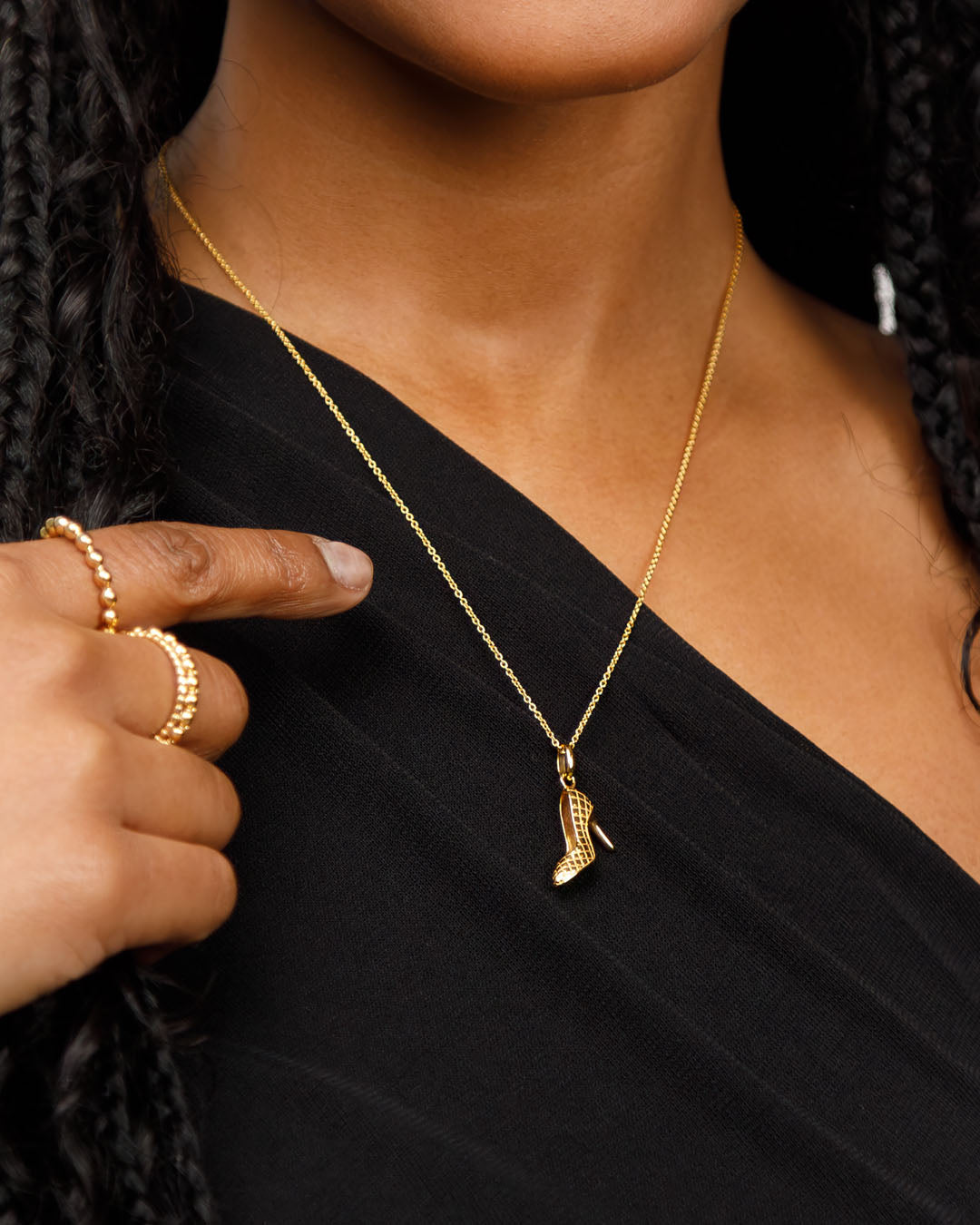 Shoe la la Posh - Guldhalsband