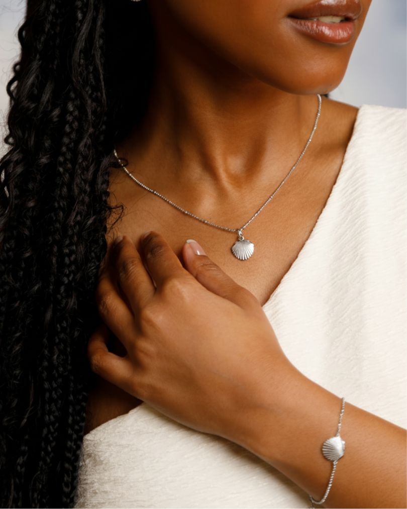Ocean Muse Shell - Silverarmband