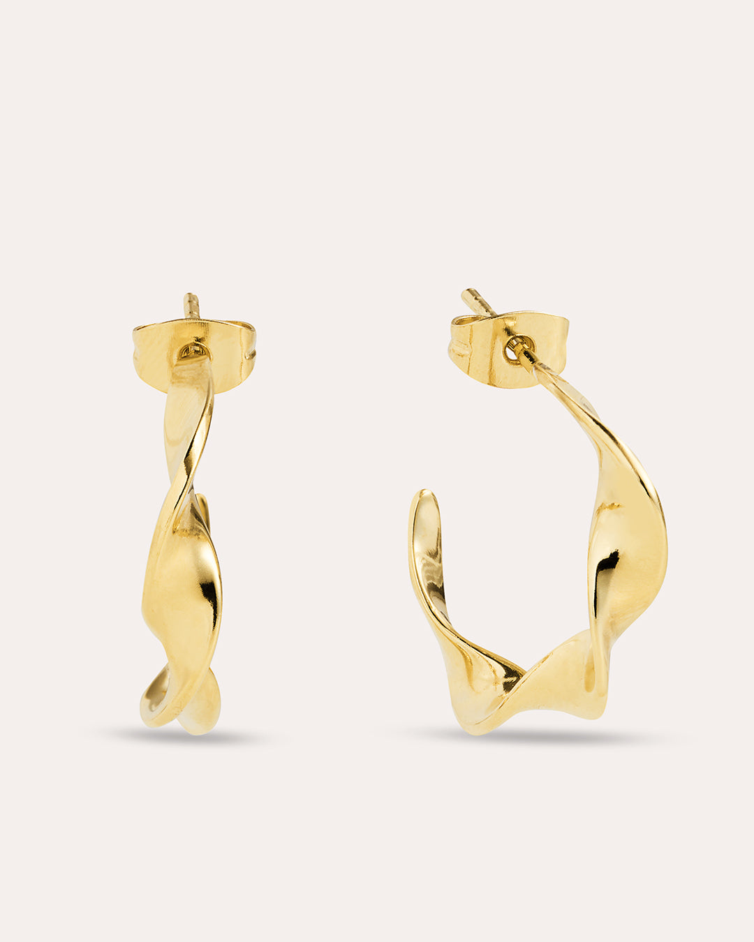 Twirl Small Guldörhängen By Sofia Wistam