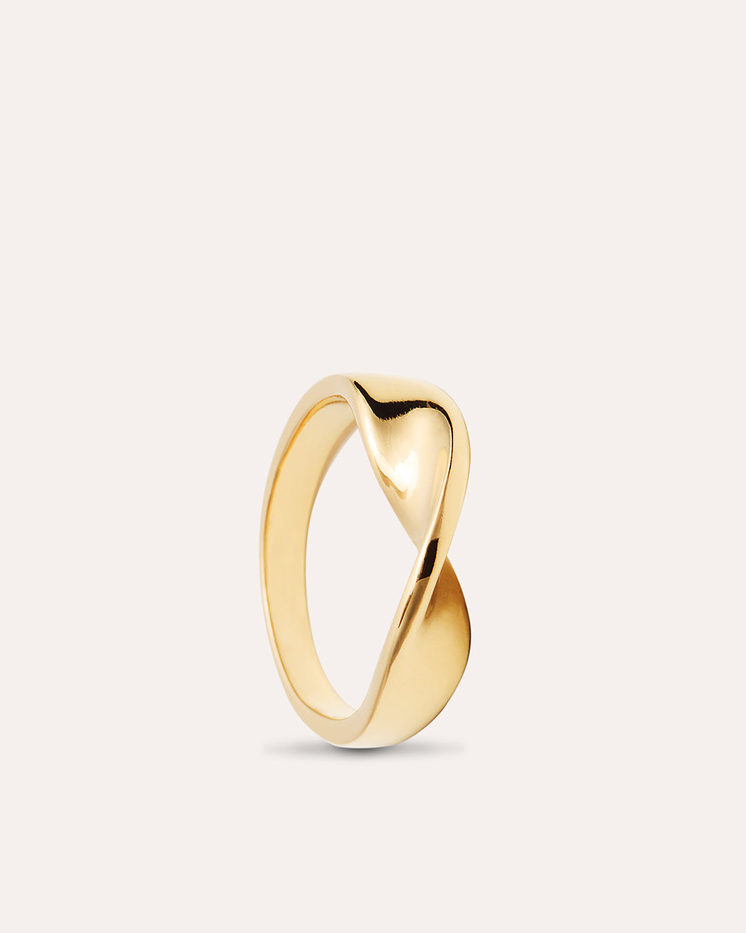 Twirl - Gold ring