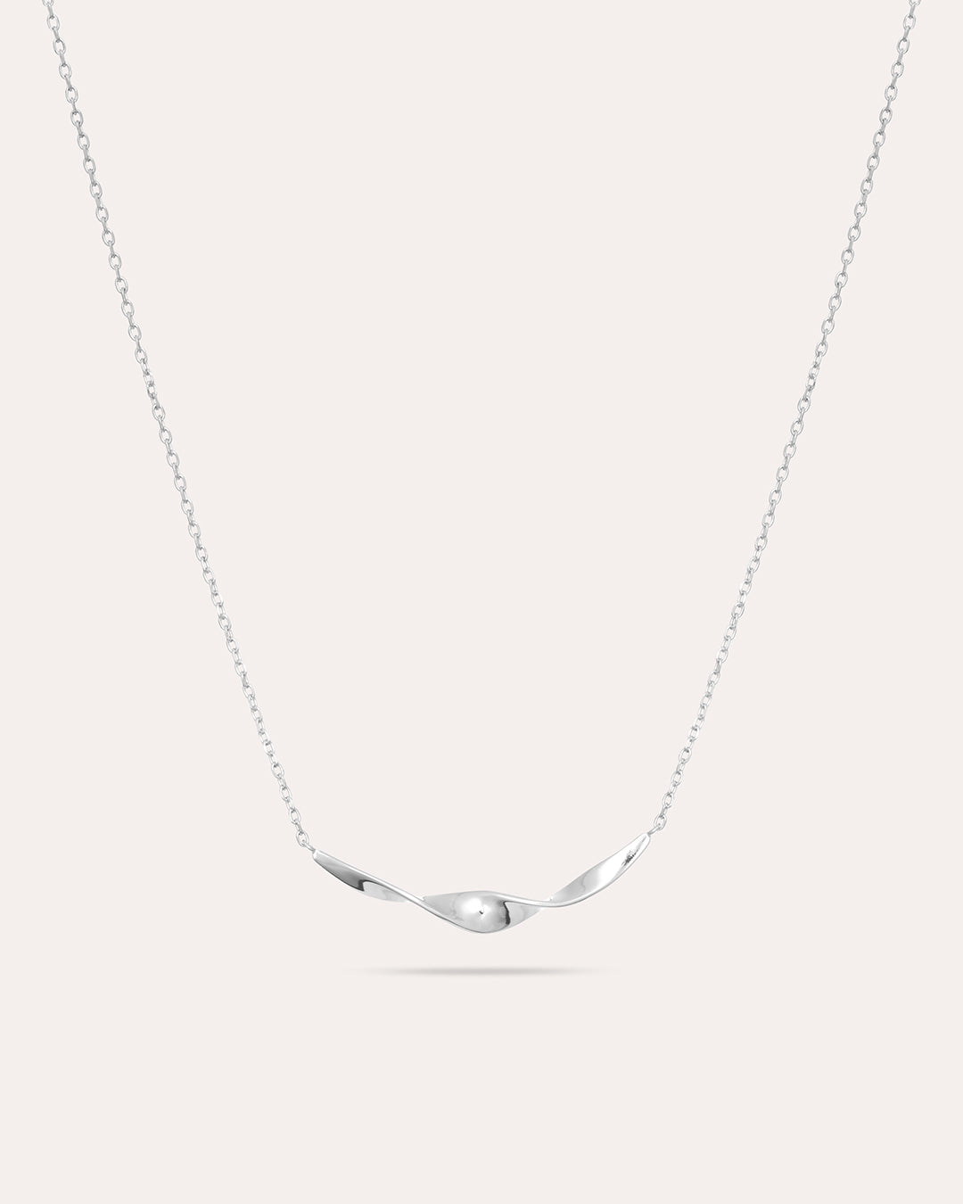 Twirl Silverhalsband By Sofia Wistam