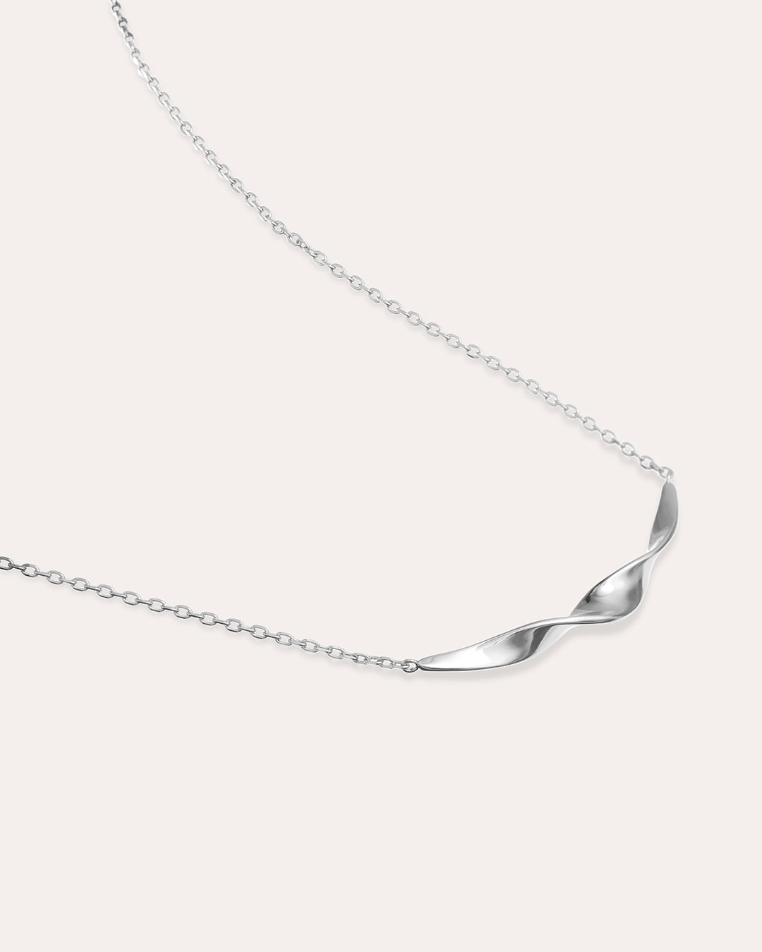 Twirl Silverhalsband By Sofia Wistam