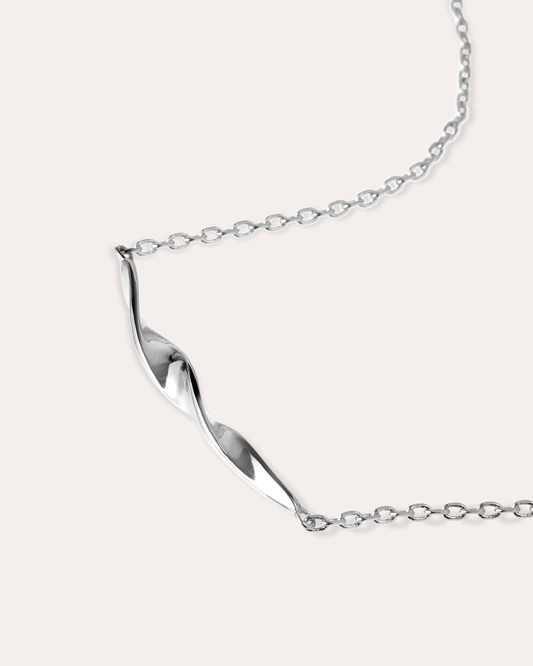 Twirl - Silverarmband Mini