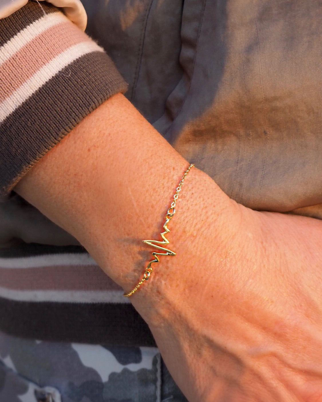 Heartbeat Guldarmband By Sofia Wistam