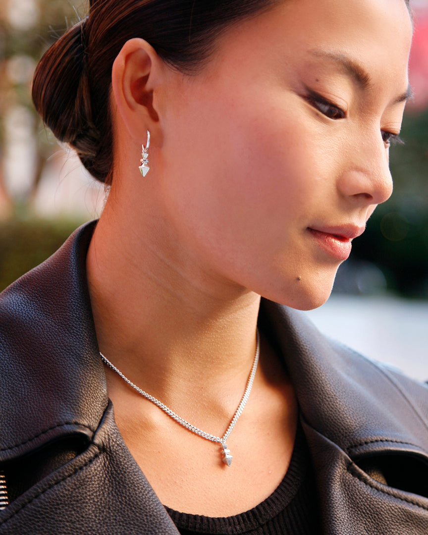 Arrow Ring Silverörhängen By Sofia Wistam