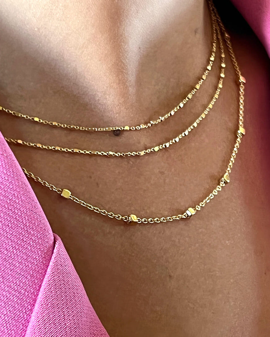 Chain Reaction Guldhalsband By Sofia Wistam