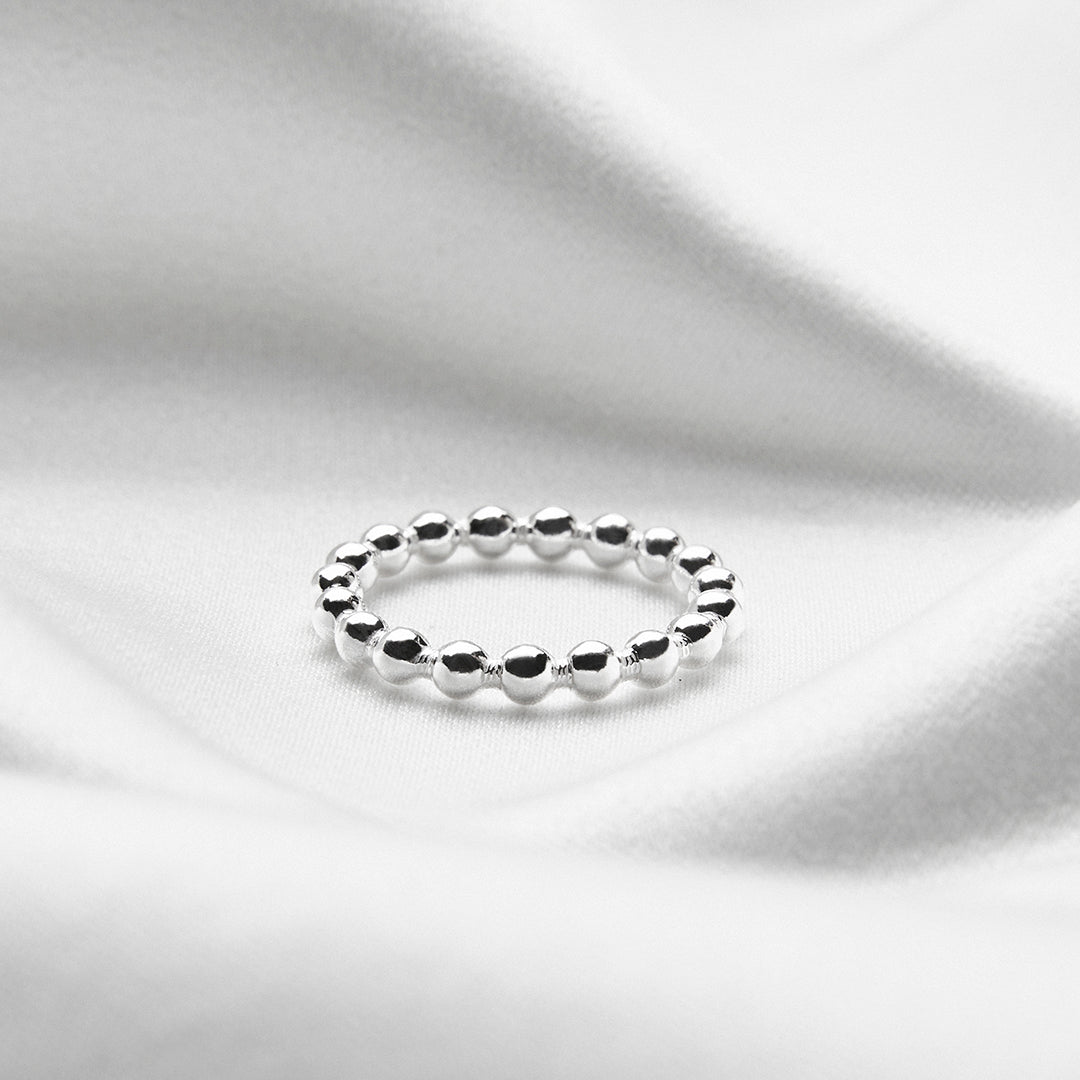 Flow Heavy Silverring By Sofia Wistam