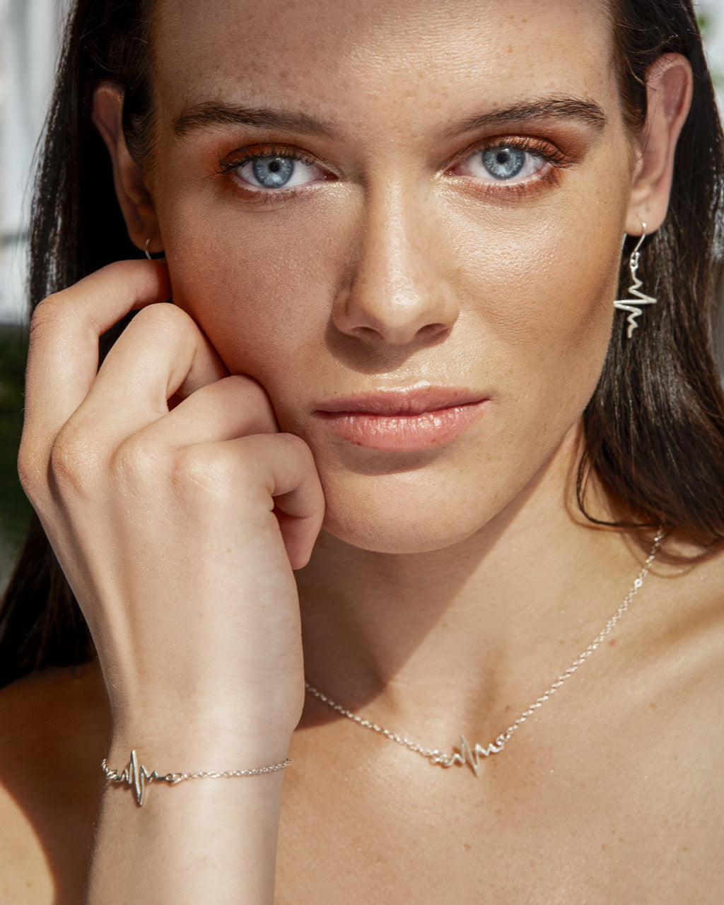 Heartbeat Silverarmband By Sofia Wistam