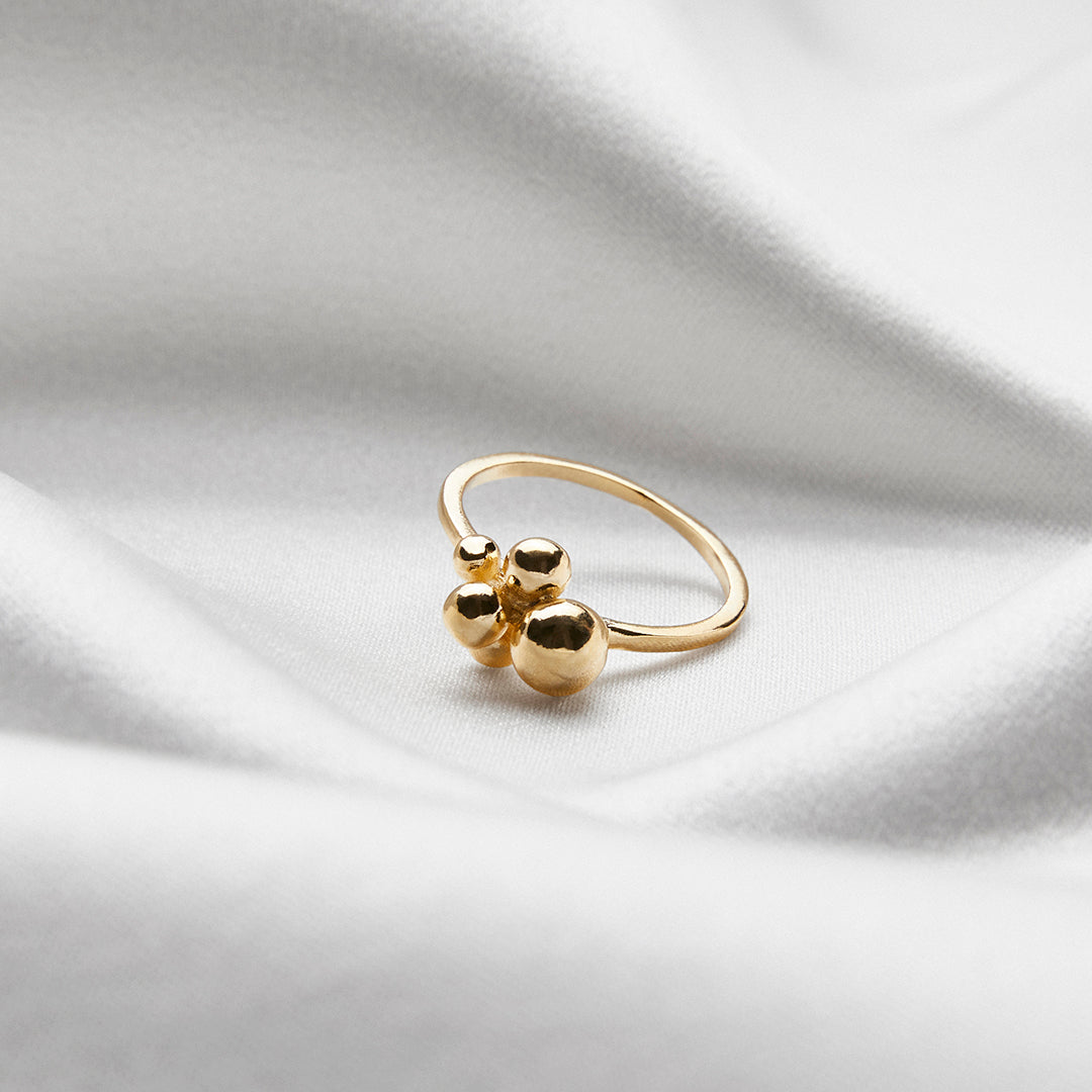 Minnen Guldring By Sofia Wistam