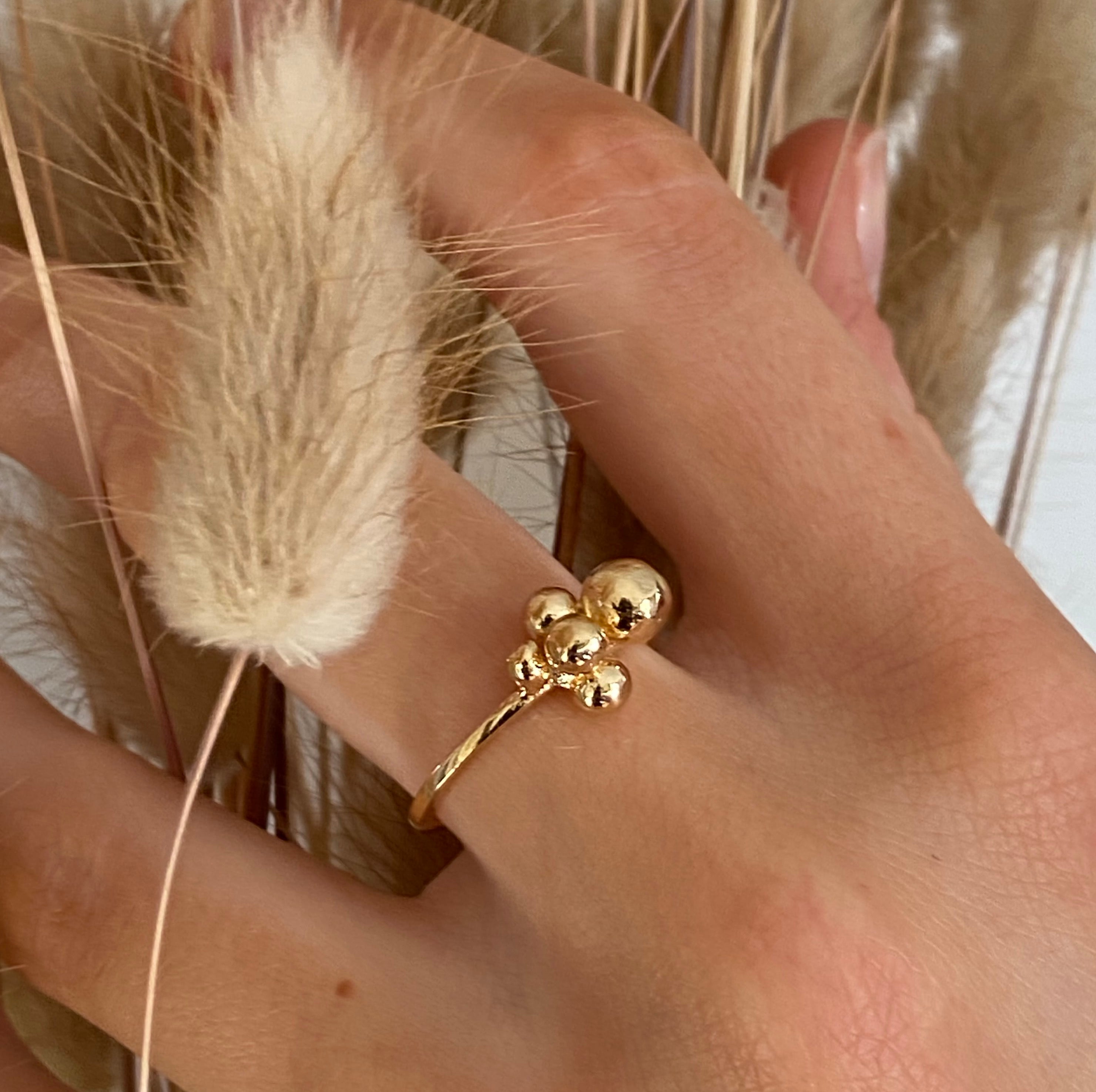 Minnen Guldring By Sofia Wistam