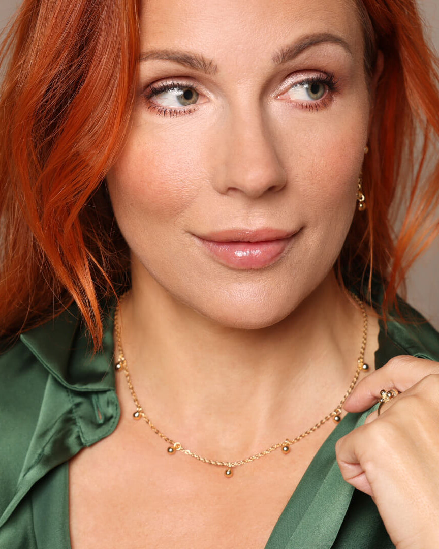 Nya Minnen Guldhalsband by Sofia Wistam