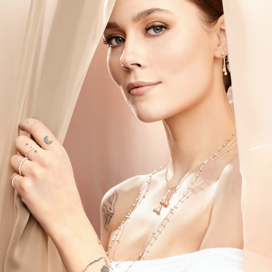 Flow Silverhalsband By Sofia Wistam