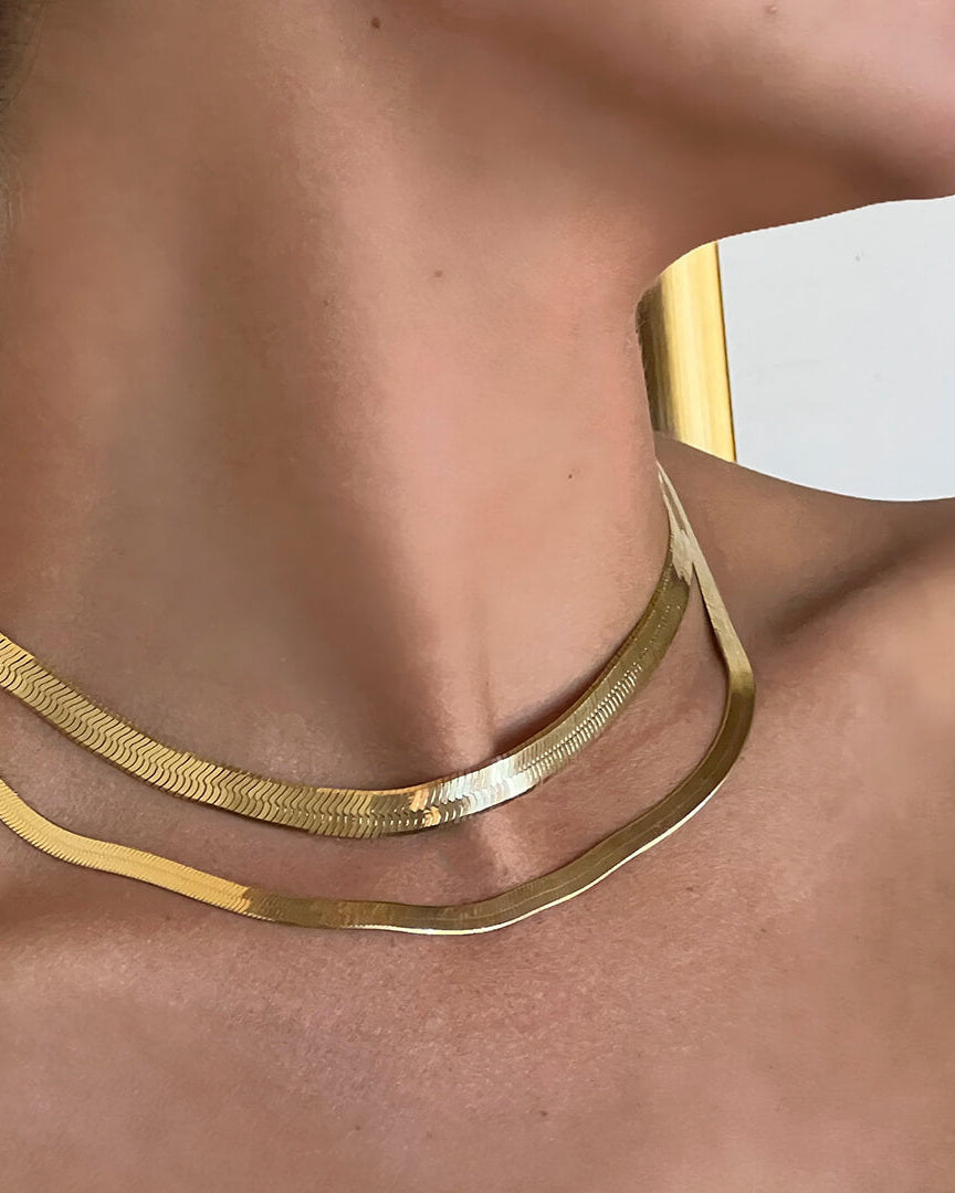 Big Waves Guldhalsband By Sofia Wistam