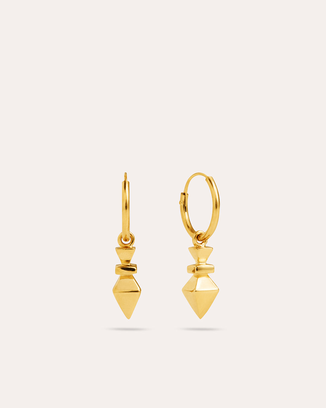 Arrow Ring - Gold Earrings