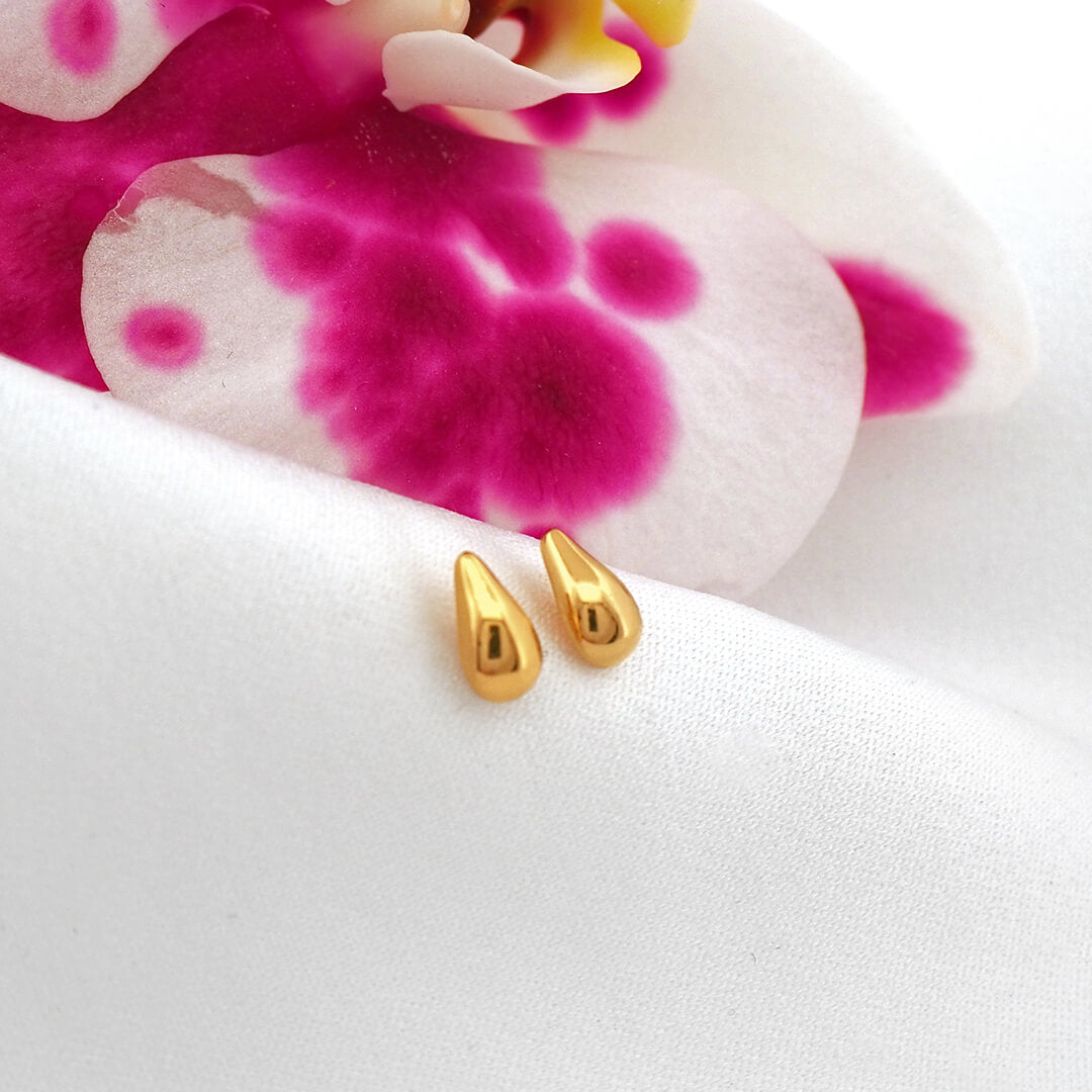 Curves - Gold Earrings Mini
